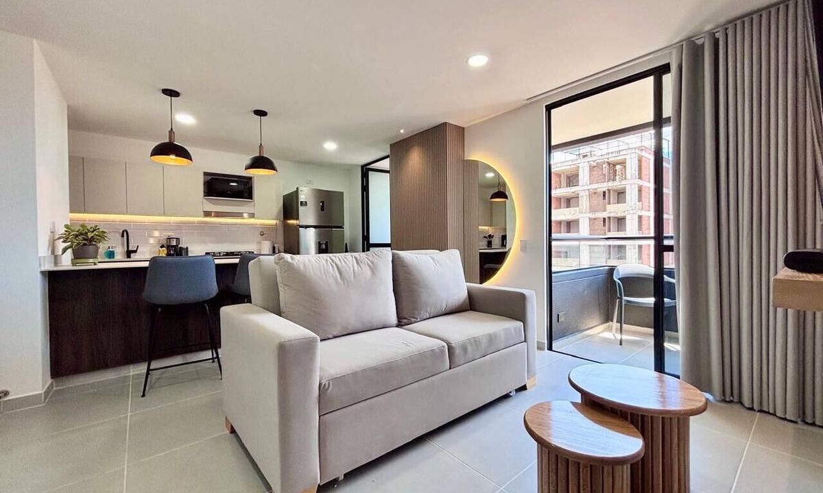 Belen Apartment | Brand New Modern Apt in Laureles with Balcony+Parking