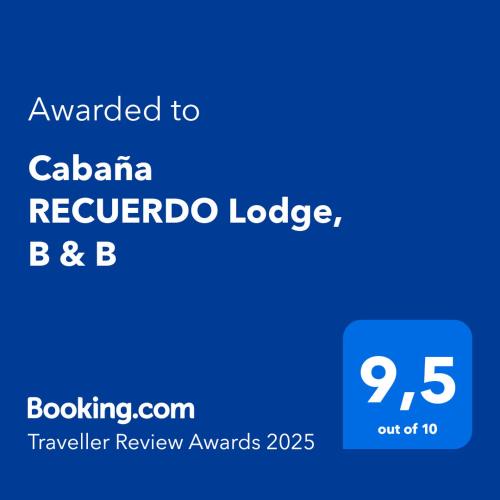 Monitos Cabin | Cabaña RECUERDO Lodge, B & B