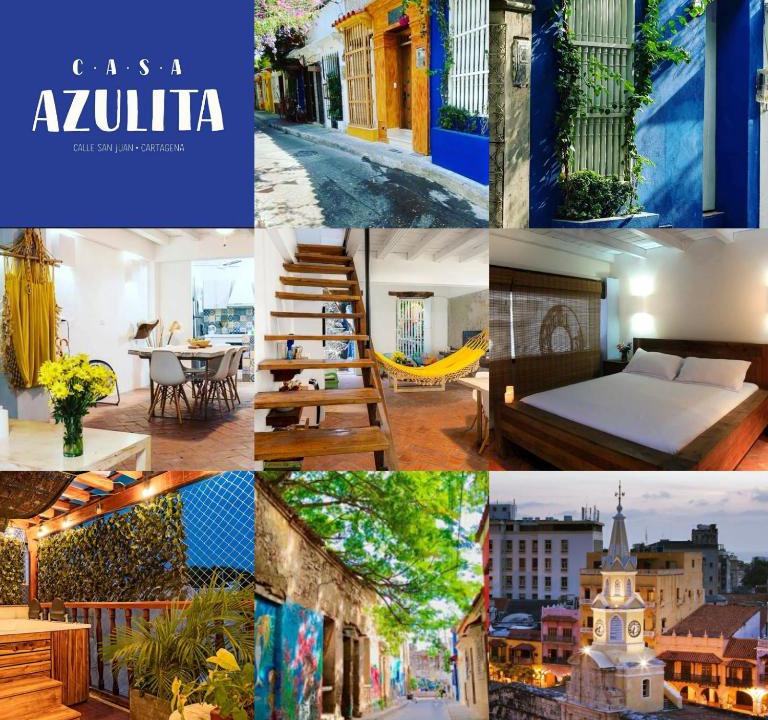 Cartagena Walled City House | Casa Azulita RNT# 64888