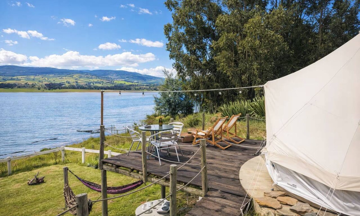 Toca RV Rental | Exclusive Yerbabuena Glamping Sites (2) - on the shores of Lake Toca (Boyacá)