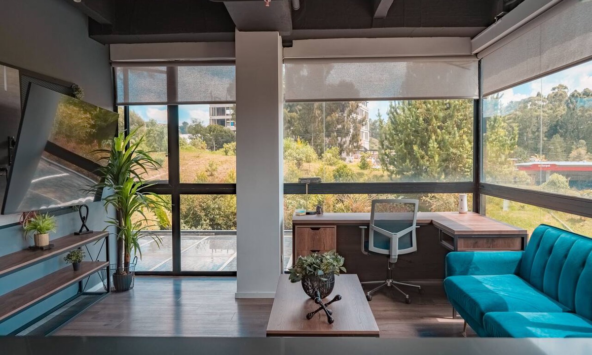 Envigado Apartment | Industrial Chic Apartment with Views of Green Antioquia