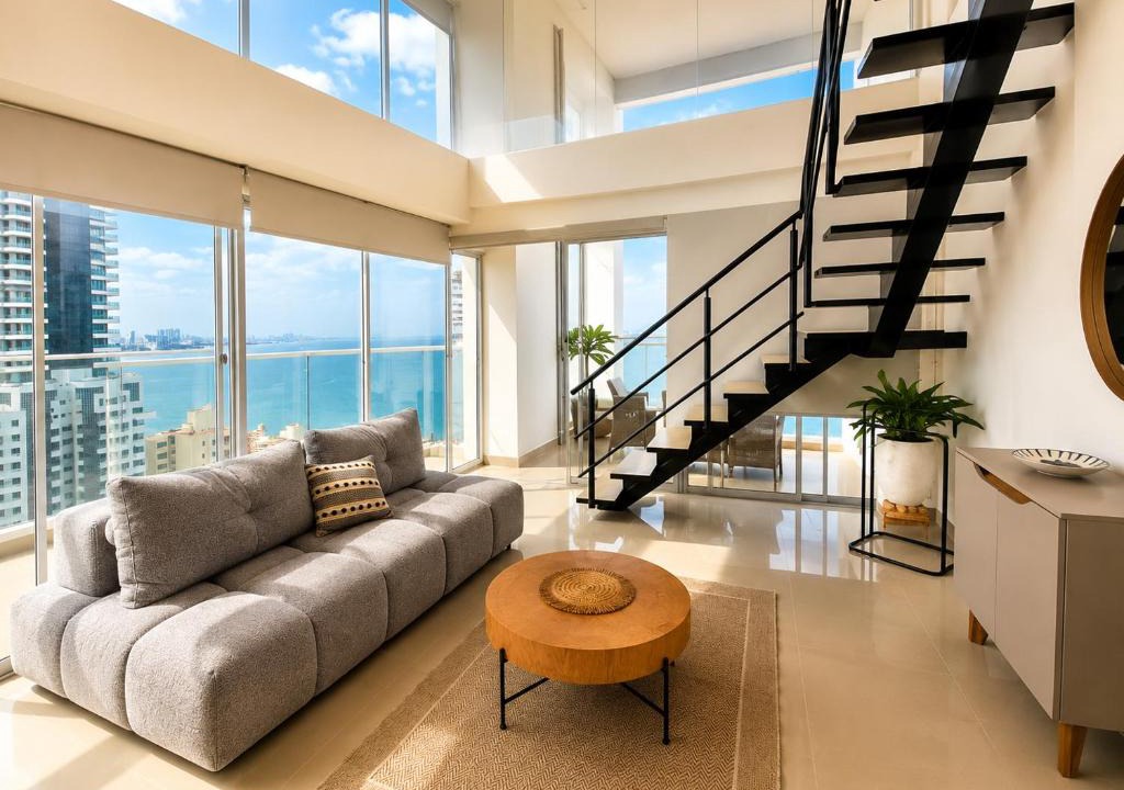 Bocagrande Apartment | Luxury Duplex Bocagrande with Bay & Ocean
