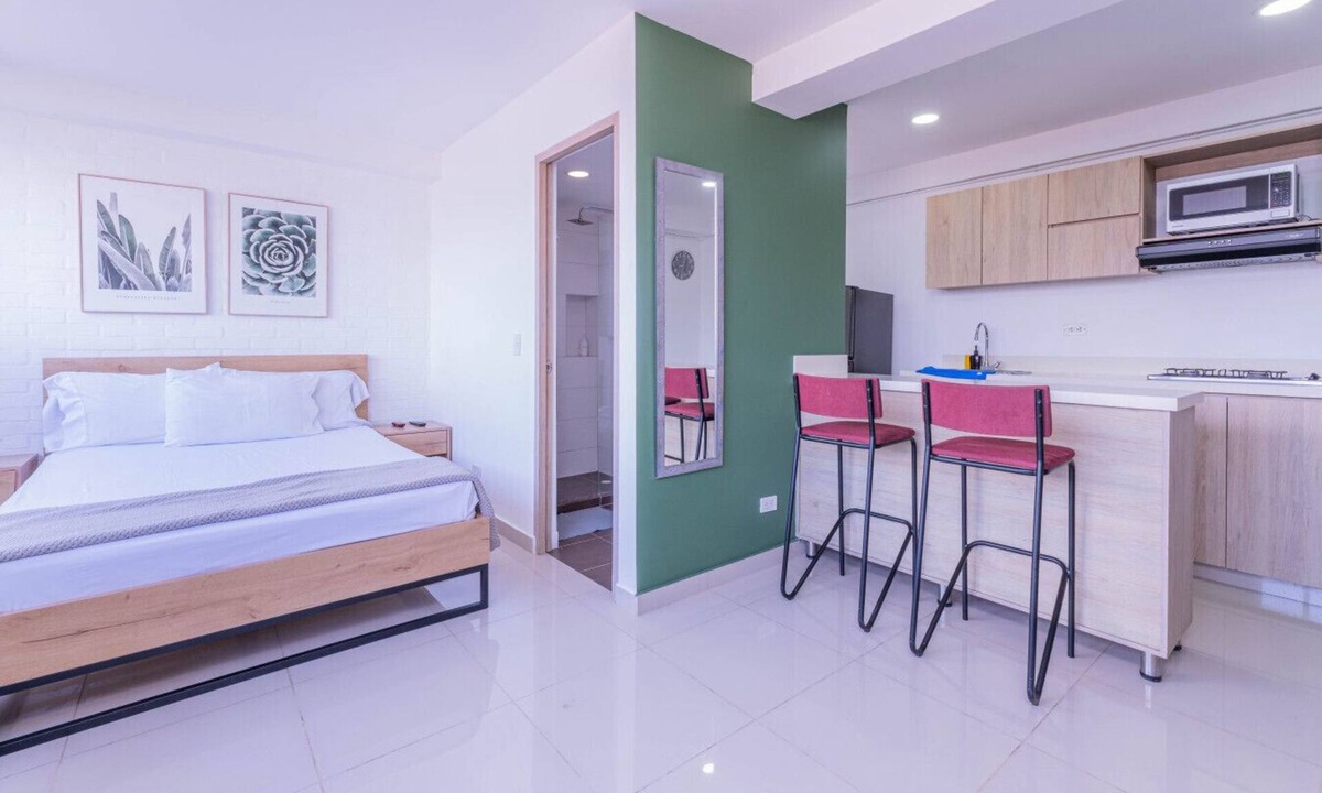El Tesoro Apartment | New loft close to parque lleras with city View