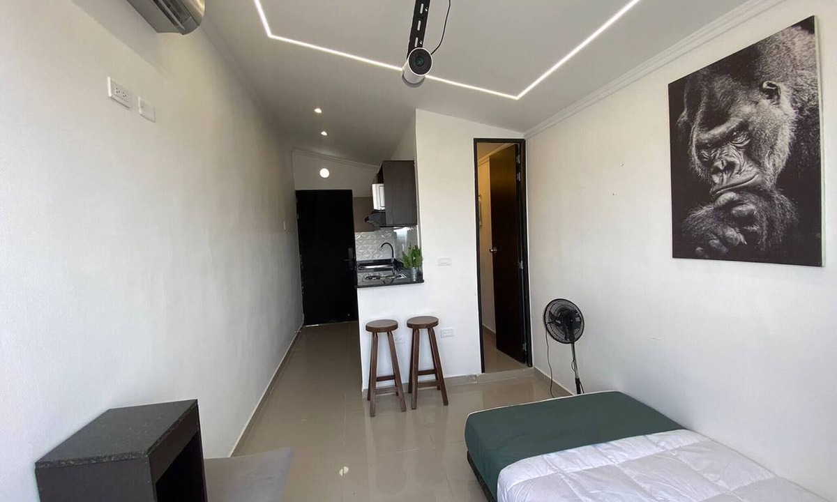 Belen Apartment | New Nomad Nest PH balcony, AC, kitch, metroplus