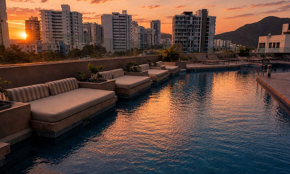 El Rodadero Apartment | Premium loft with pools and jacuzzi near the beach