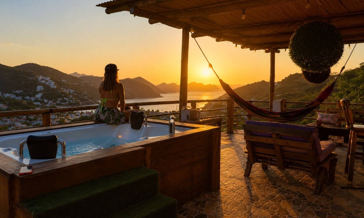 Taganga House | Private Ocean View Villa with Pool, Jacuzzi & Stunning Sunsets in Taganga