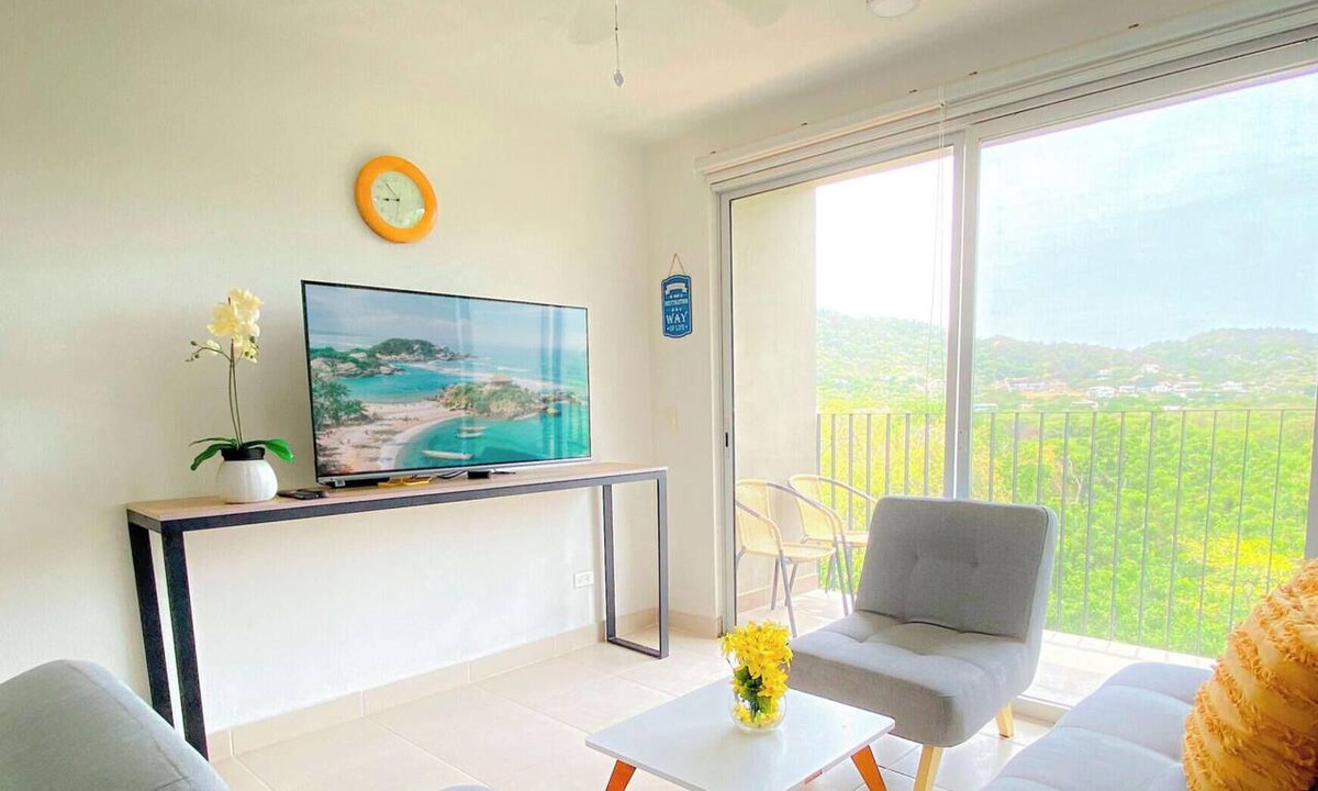 Santa Marta Apartment | Refugio Natural en Santa Marta | Vista a la Sierra Nevada 2 hab, 2 baños, parking