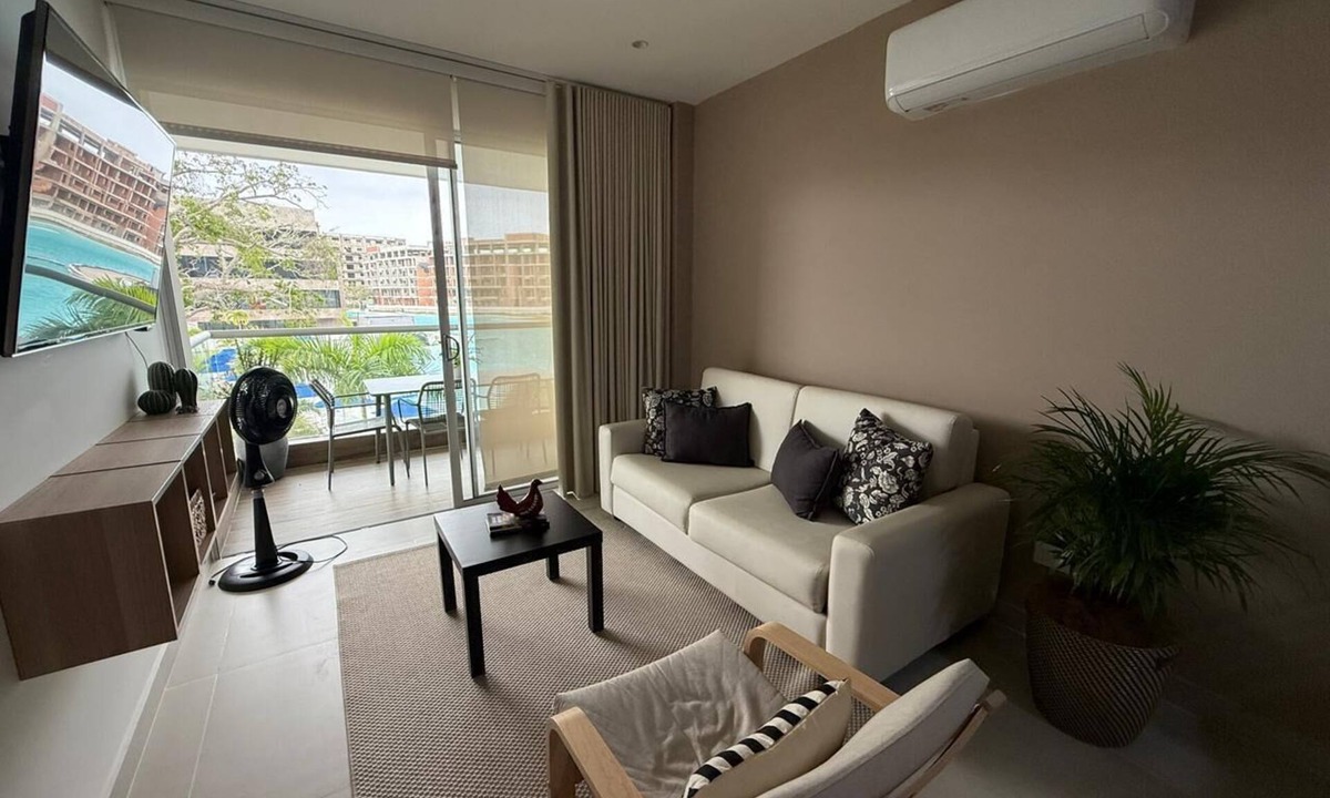 Zona Norte Apartment | Spectacular 1-bedroom apartment overlooking the endless Crystal Lagoon Beach