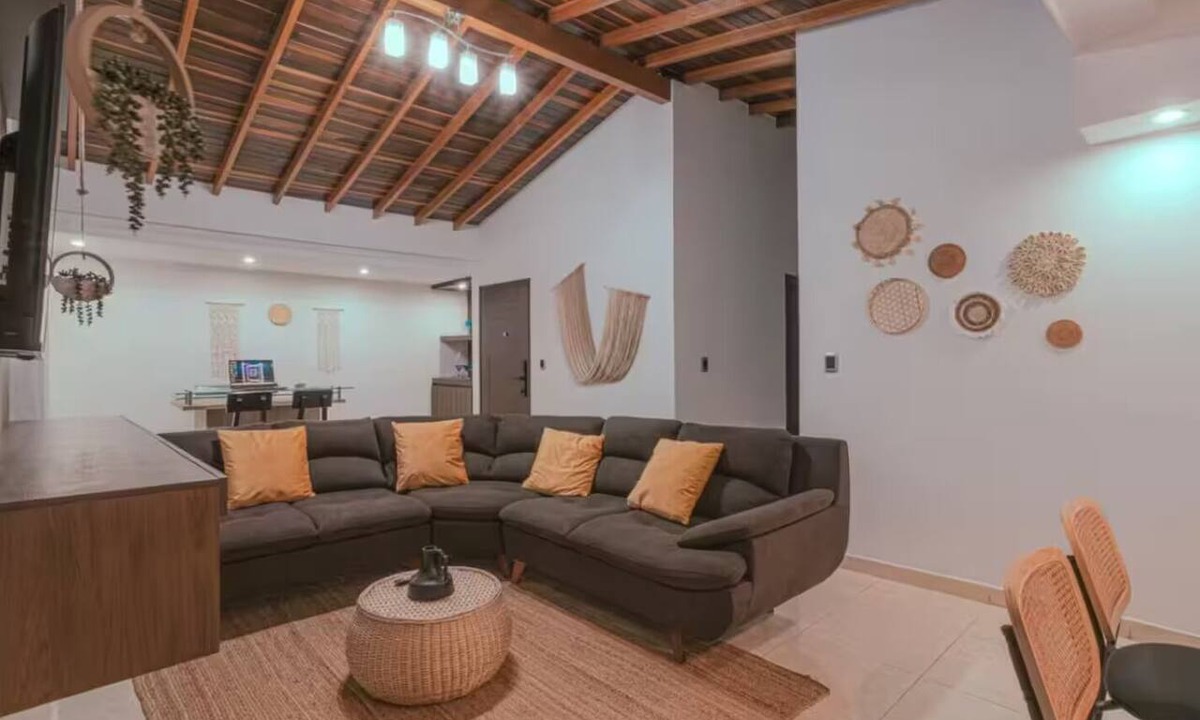 Buenos Aires House | Stylish Boho Apartment with Mountain Views in Medellín