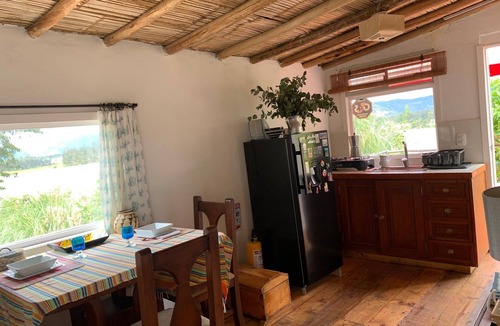 Gachancipa Ski Chalet | A country villa overlooking gardens and a beautiful mountain