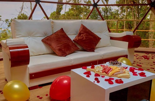 El Rosal RV Rental | Alcyone Glamping in El Rosal, with a view of the Bogotá savanna