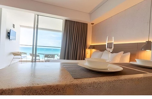 Urbanizacion Eliana Apartment | Apartamento con vista al mar piscinas jacuzzi y baño turco en Cartagena Beach Resort 13 09