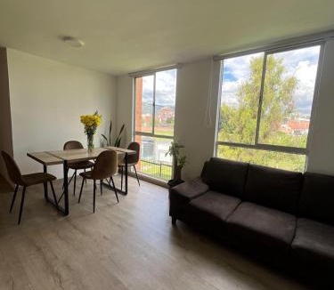 Paipa Apartment | Apartamento familiar de 3 habitaciones con parqueadero en Paipa