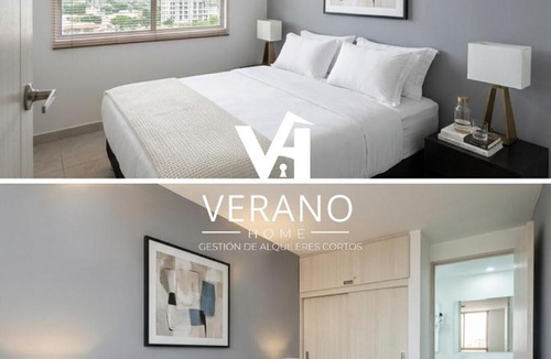Ricaurte Apartment | Apartamento familiar para 6 personas, piscina, hamaca, BBQ
