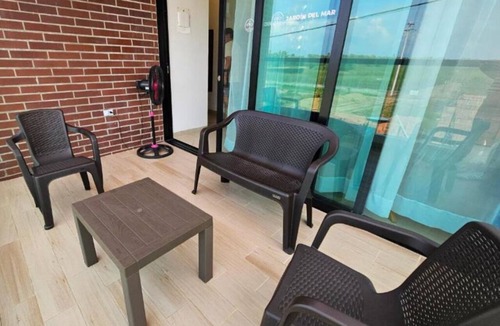 San Bernardo del Viento House | Apartment 10, on the second floor, with a beautiful view of the Caribbean Sea in Jardín del Mar.