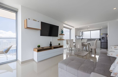 Bocagrande Apartment | Awesome Sea View and Historic Center “Morros City”