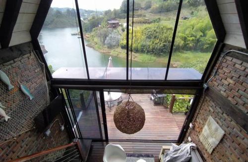 El Penol Ski Chalet | Cabaña con jacuzzi y acceso al embalse - Portum I