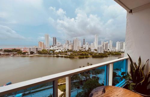 El Laguito Apartment | Cartagena apto estudio piso 12 frente a la playa