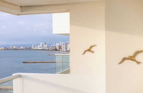 Bocagrande Apartment | Elegant apartment with spectacular Oceanview at Palmetto Beach in Bocagrande