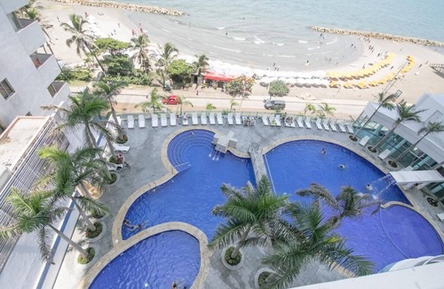 Bocagrande Apartment | Enjoy a beautiful sunset on the beachfront - Bocagrande
