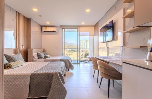Pozos Colorados Apartment | Exclusiva suite moderna con balcón cerca al mar