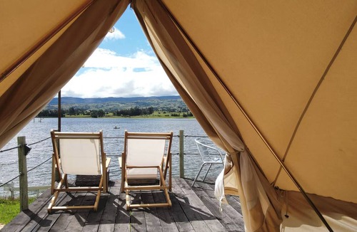 Toca RV Rental | Exclusive Yerbabuena Glamping Sites (2) - on the shores of Lake Toca (Boyacá)
