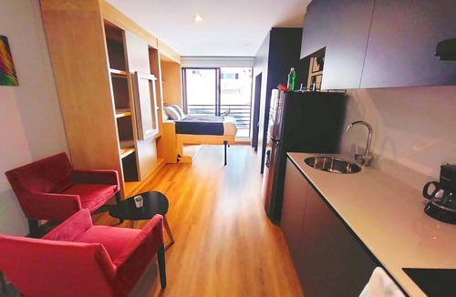 Centro International Apartment | Fabulous private terrace. Bogotá International Center