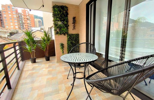 Centro International Apartment | Fabulous private terrace. Bogotá International Center
