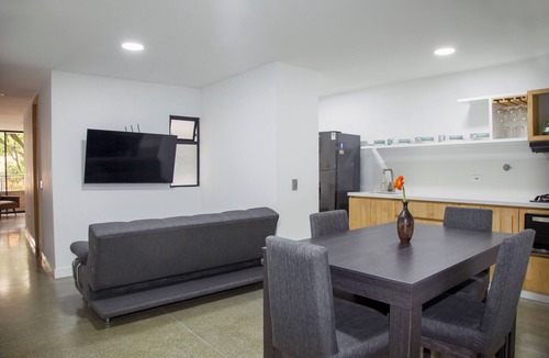 La Candelaria Apartment | Helena Building 2BR ✔️ Breakfast + Jacuzzi + Coworking in Medellin