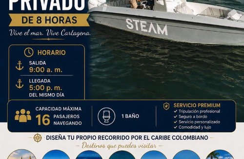 Manga Boat Rental | Lancha de lujo 38ft Cartagena