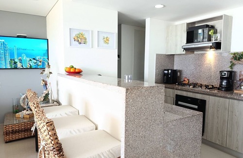 Crespo Apartment | Liz's Balcony/Airplane Show and Caribbean Ocean Views & Airplane Show