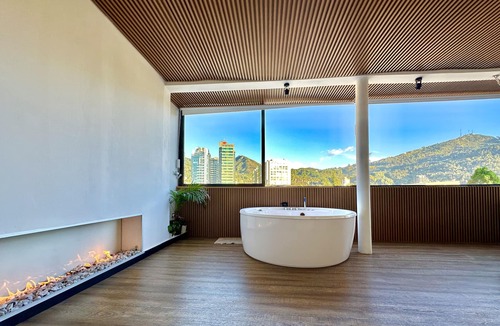 Usaquen Apartment | Loft With Private Jacuzzi, Fireplace, Cinema and Panoramic View