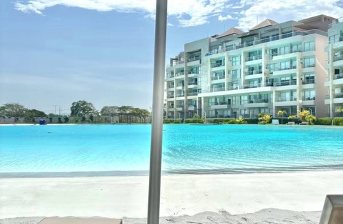 Cartagena District Apartment | "Luxury Apartment at Baia Kristal Cartagena | Pool & WiFi Access".