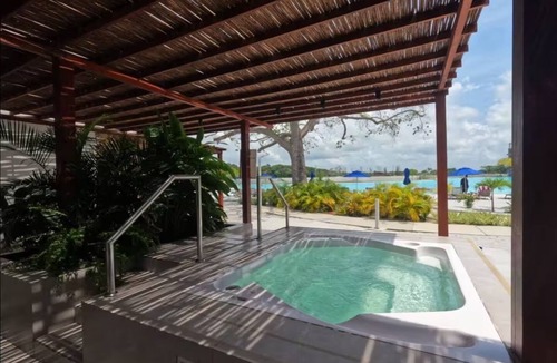 Cartagena District Apartment | "Luxury Apartment at Baia Kristal Cartagena | Pool & WiFi Access".