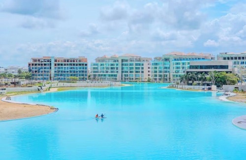 Cartagena District Apartment | "Luxury Apartment at Baia Kristal Cartagena | Pool & WiFi Access".