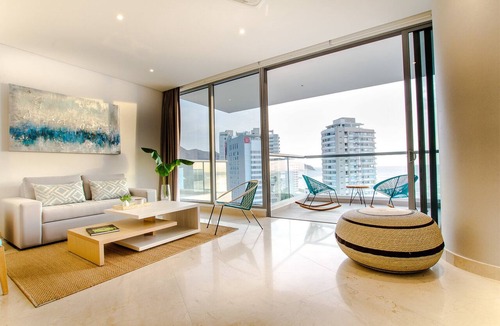Santa Marta Apartment | LUXURY APARTMENT 2 BEDROOMS FOR 4 PEOPLE OCEAN FRONT