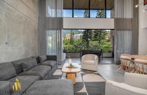 La Florida Apartment | Morph 302 - Apt moderno con techos altos, BBQ