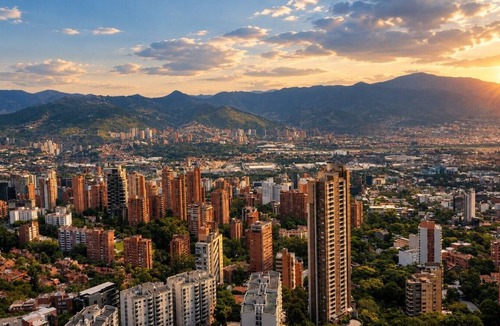 El Tesoro Apartment | New loft close to parque lleras with city View