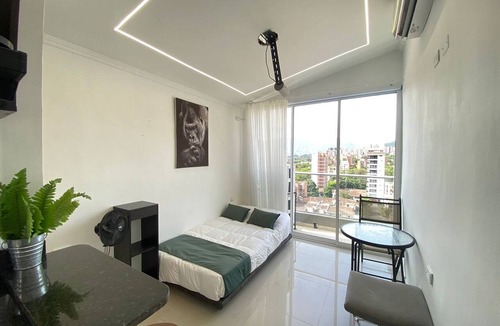 Belen Apartment | New Nomad Nest PH balcony, AC, kitch, metroplus