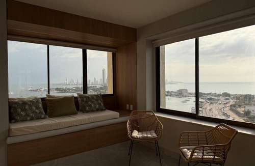 Cartagena Walled City Apartment | NEW, Unique 270 view over the city walls