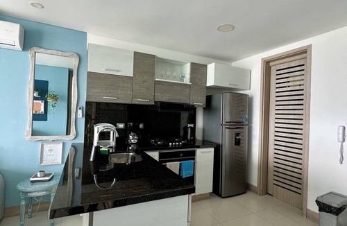 El Laguito Apartment | Palmetto Sunset, 20th Floor | 1 Bedroom | Balcony with Ocean View | Laguito, Cartagena