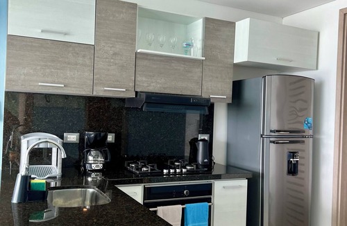 El Laguito Apartment | Palmetto Sunset, 20th Floor | 1 Bedroom | Balcony with Ocean View | Laguito, Cartagena