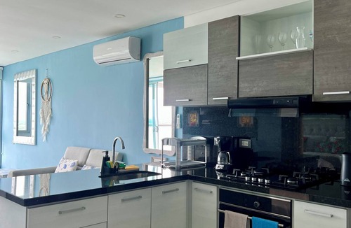 El Laguito Apartment | Palmetto Sunset, 20th Floor | 1 Bedroom | Balcony with Ocean View | Laguito, Cartagena