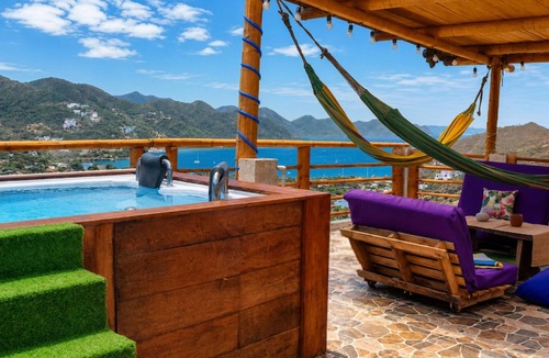 Taganga House | Private Ocean View Villa with Pool, Jacuzzi & Stunning Sunsets in Taganga