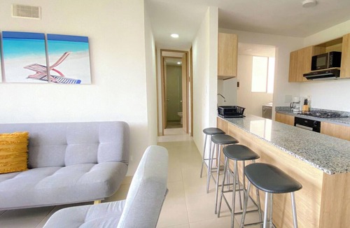 Santa Marta Apartment | Refugio Natural en Santa Marta | Vista a la Sierra Nevada 2 hab, 2 baños, parking