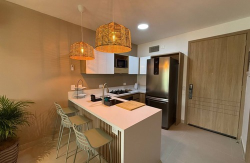 Zona Norte Apartment | Spectacular 1-bedroom apartment overlooking the endless Crystal Lagoon Beach