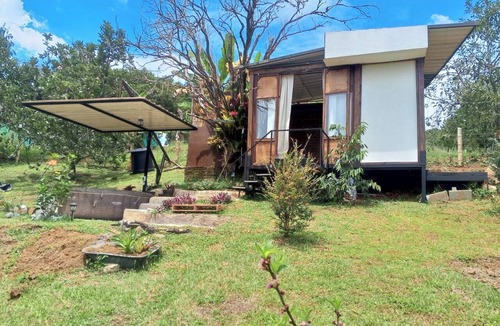 La Cumbre Cabin | Stargazing glamping, with a sliding roof and a jacuzzi, birdwatching