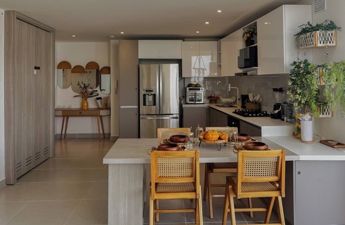 La Boquilla Apartment | Views of the Ciénaga from the balcony—Luxury apartment in Cartagena!