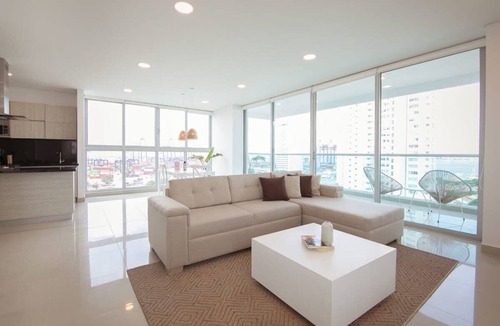Manga Apartment | w* | Breathtaking 2BR w/AC in Cartagena