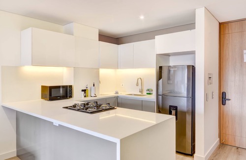 San Patricio Apartment | w* | Dazzling Loft w/Balcony in Santa Bárbara